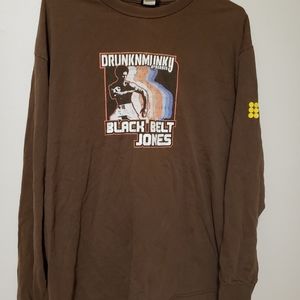 Vintage Y2K DrunkNMunky XL Longsleeve Blackbelt Jones